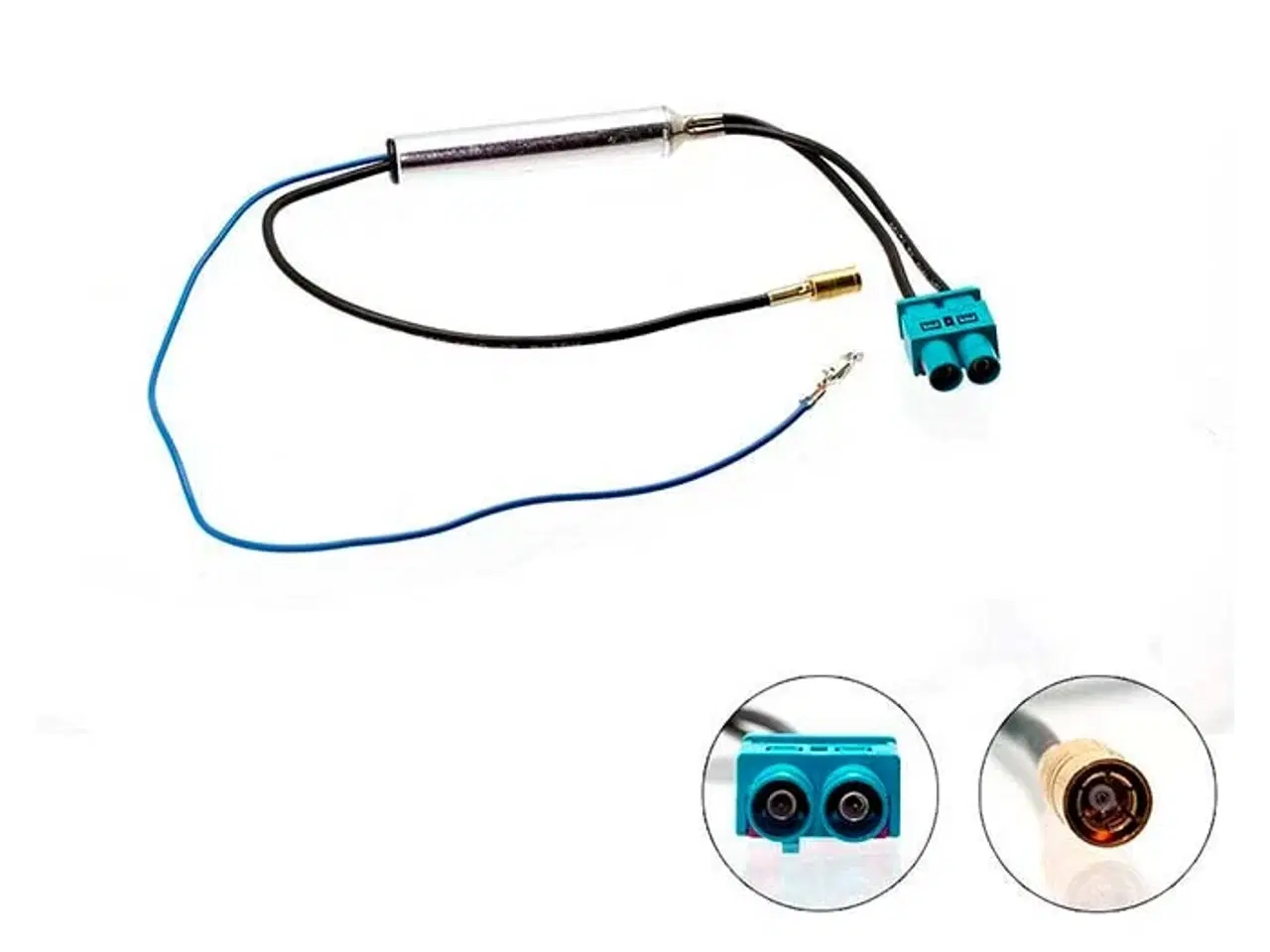 Billede 1 - Ct27aa113 dobbelt fakra han - smb han