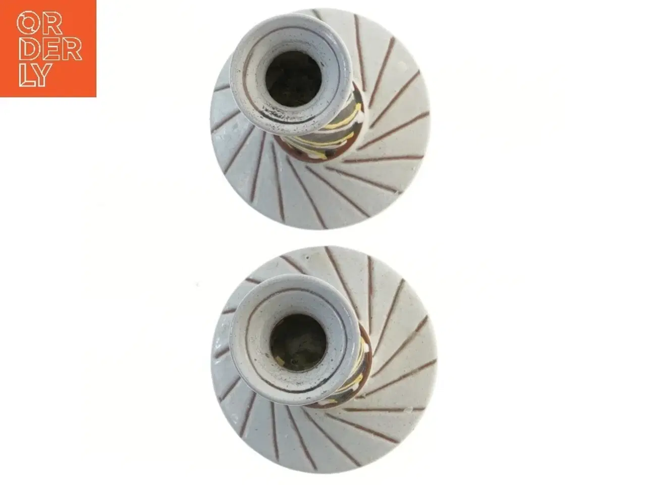 Billede 3 - Keramiske lysestager (str. 14 cm)