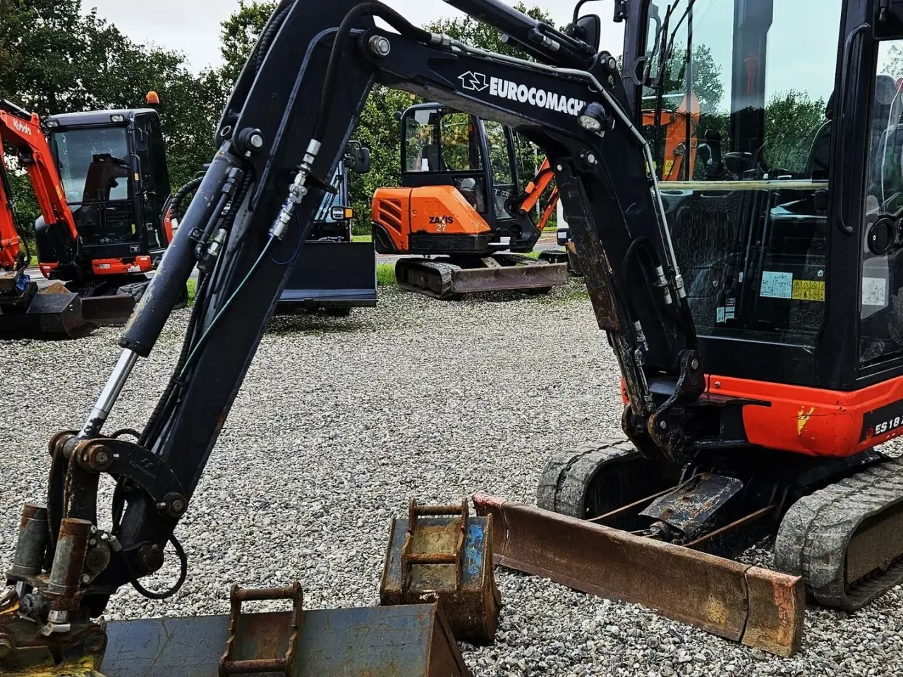 Billede 3 - Eurocomach ES 18 ZT / 3400 timer / tiltman skifte og skovlsæt