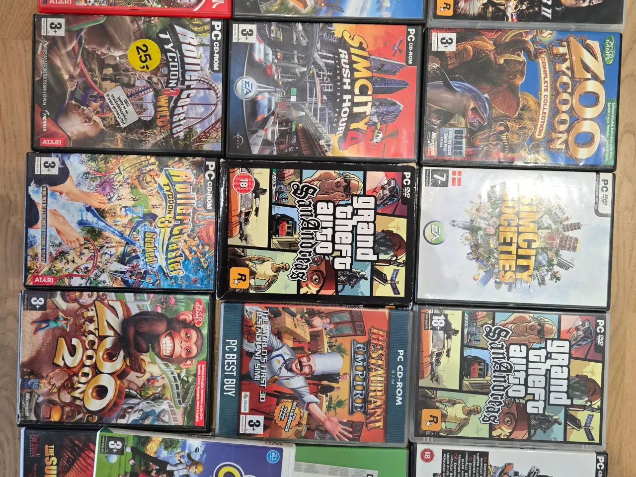 Billede 2 - Zoo tycoon, GTA, Sim city, Rollercoaster og andet