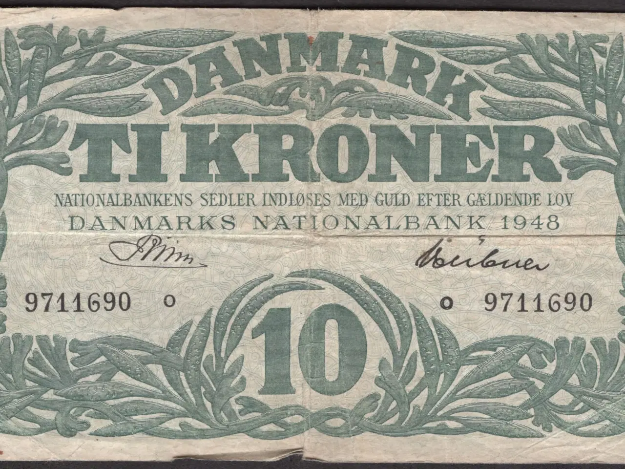 Billede 1 - DK 10 Kroner 1948O