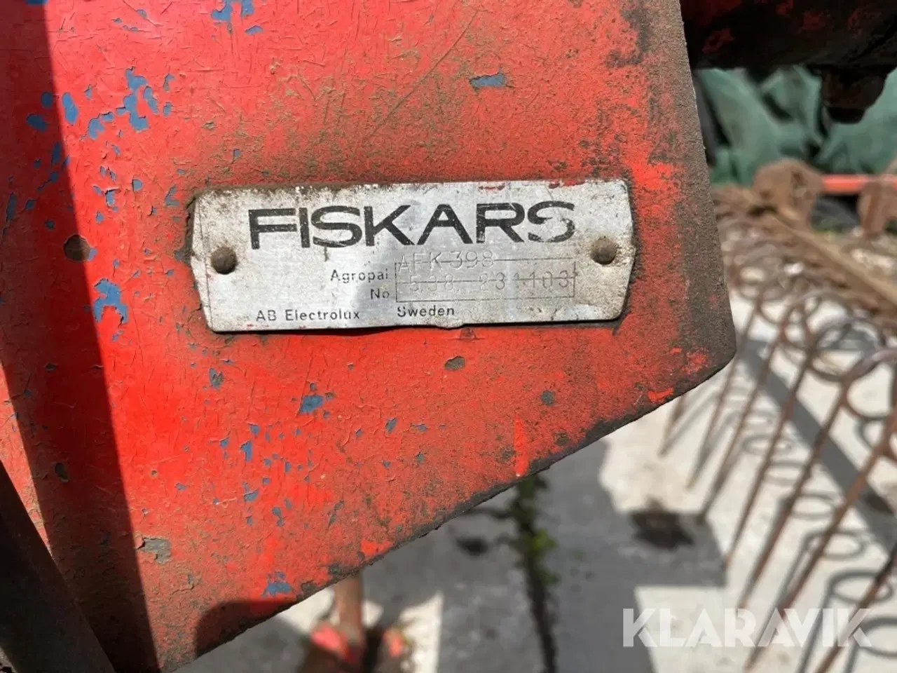 Billede 11 - Plov Fiskars Agrolux 3 fugert vendeplov