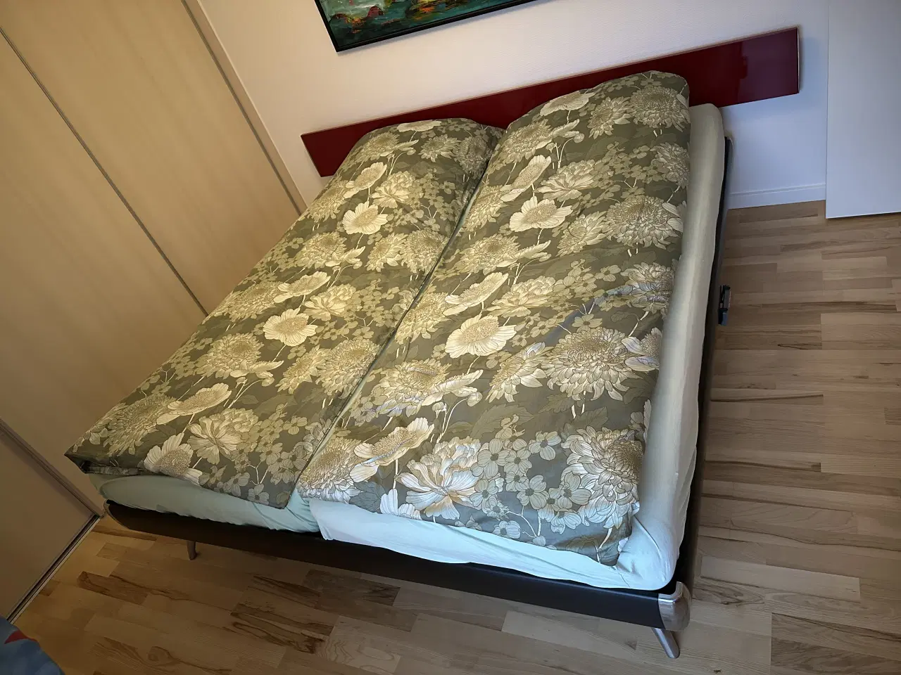 Billede 7 - Meget pæn og velholdt Auping elevation seng m/gavl