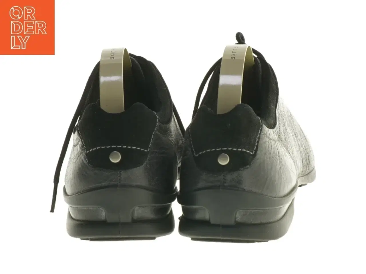 Billede 2 - Sort lædersko fra Ecco (str. 40 )