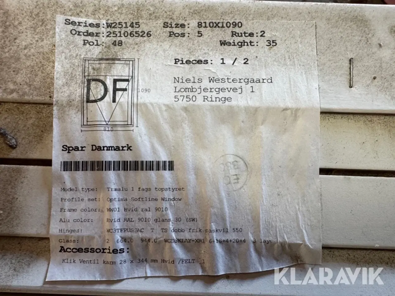Billede 4 - Vinduer Spar Danmark 2 styks