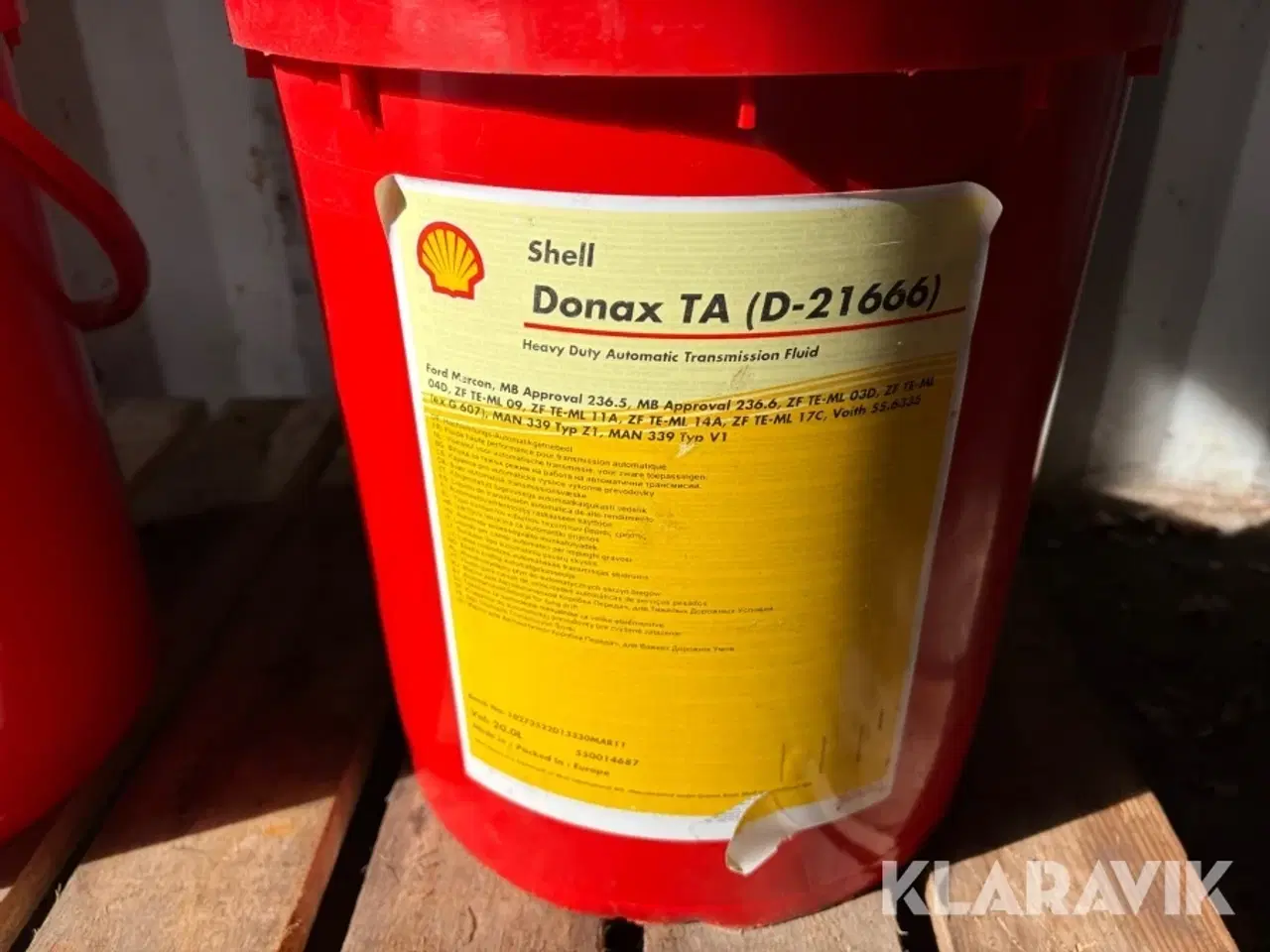 Billede 4 - Transmissionsolie Shell Donax TA (D-21666) 2 styk
