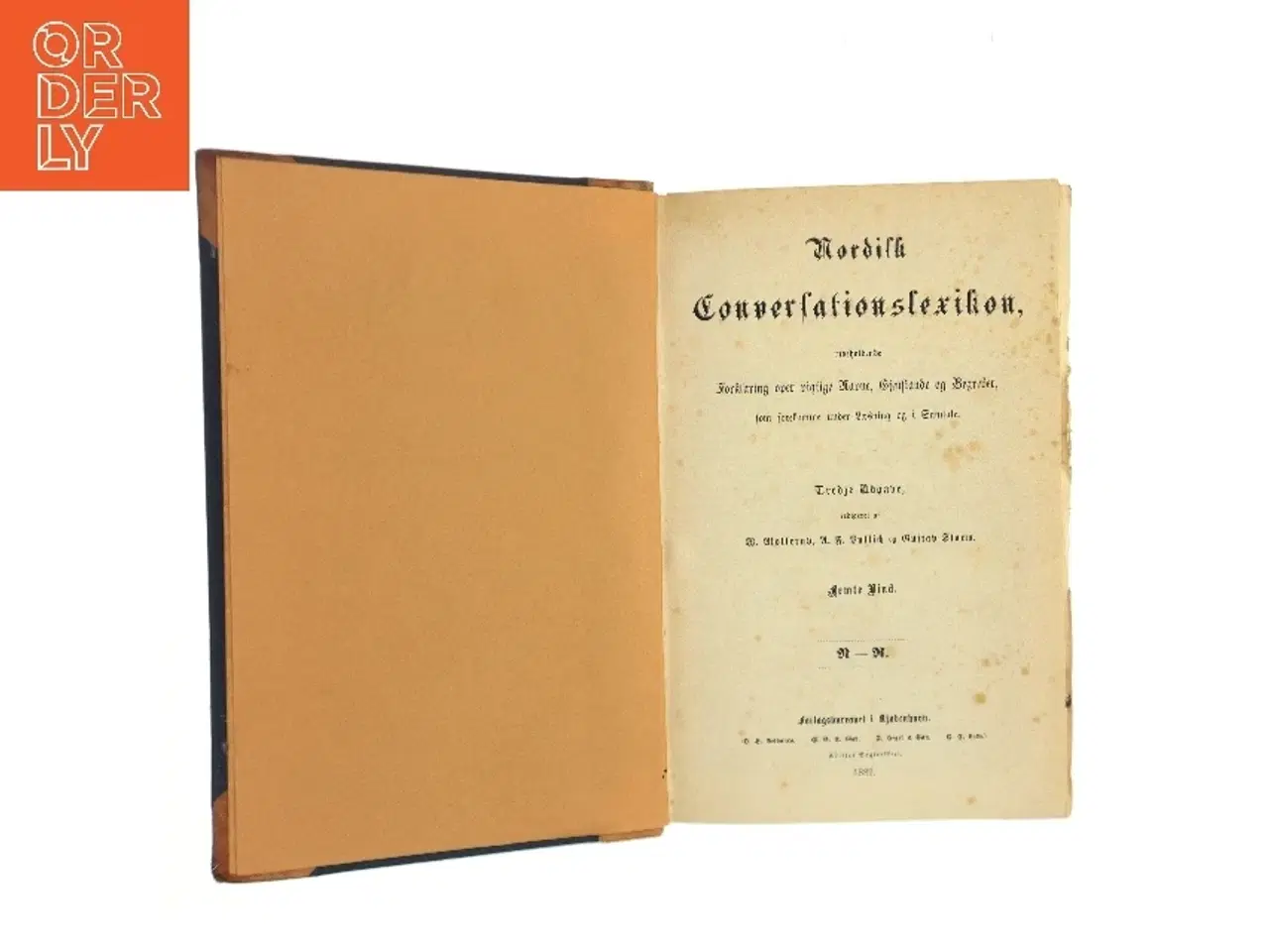 Billede 2 - Nordisk Conversationslexikon af B. Møllerup, N. A. Huitfeldt, Gustav Storm (Bog)