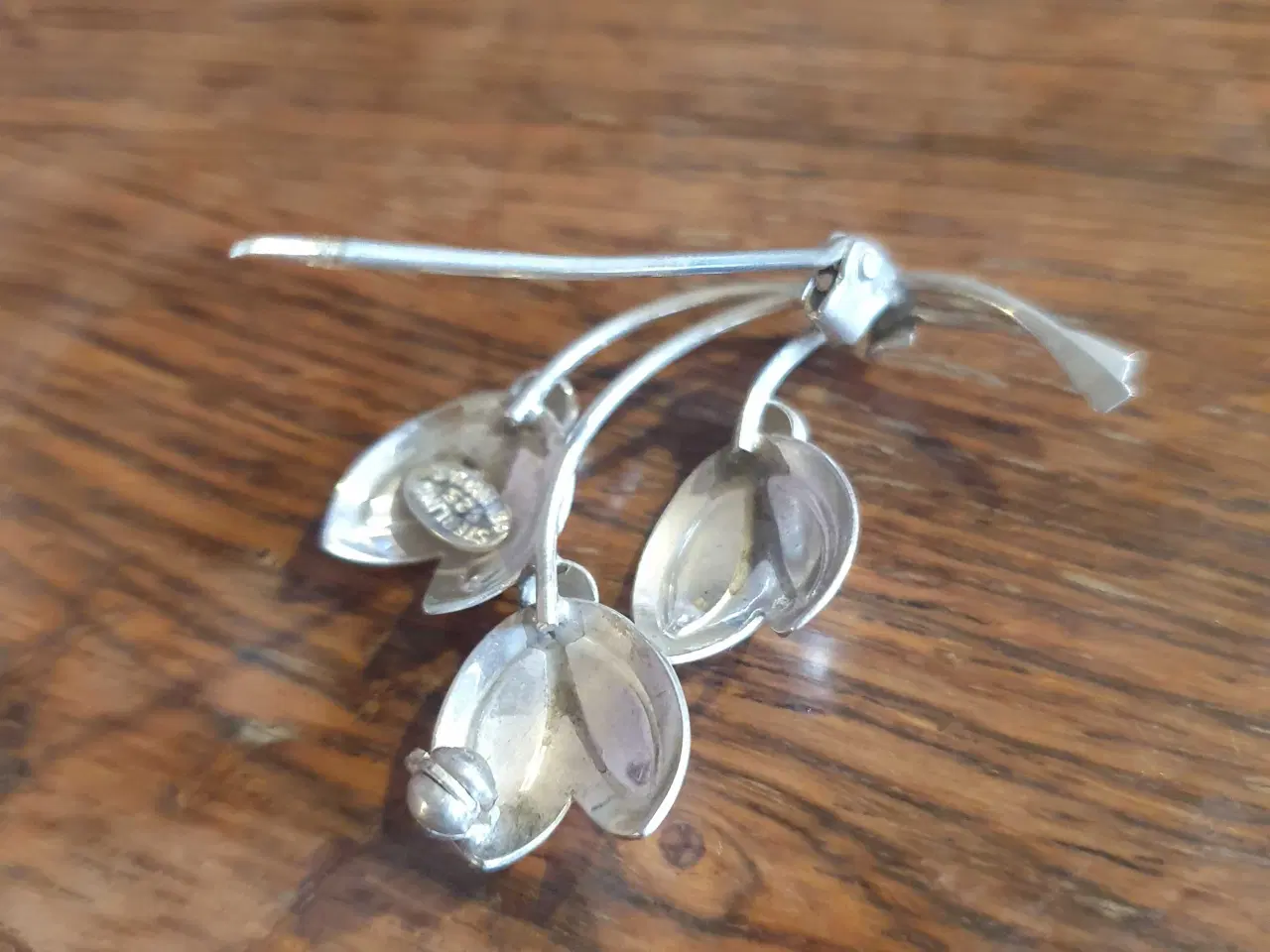 Billede 3 - Sølv broche 