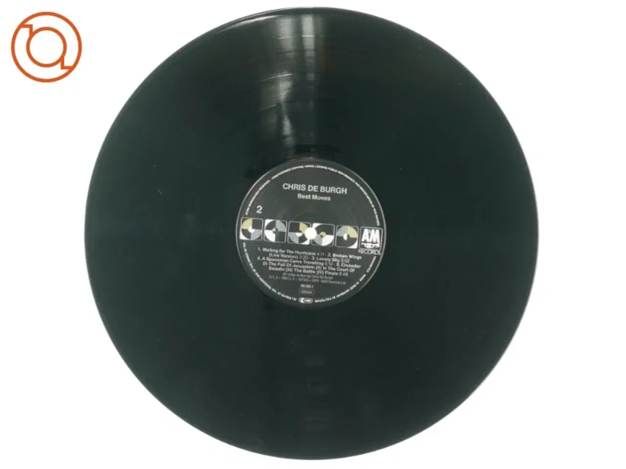 Billede 3 - Chris de Burgh, best moves fra A Og M Records (str. 30 cm)