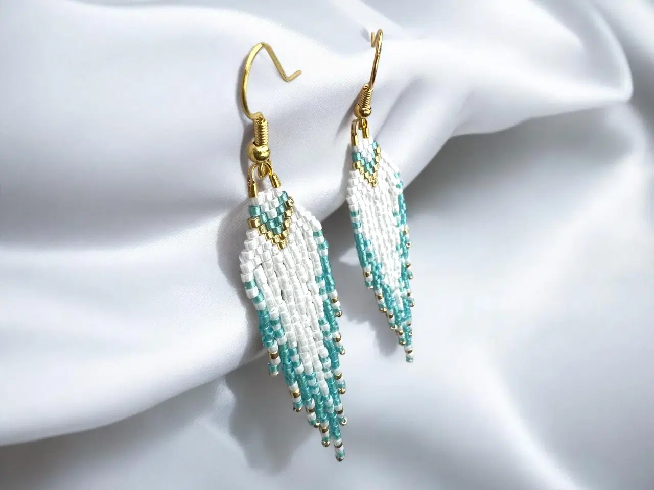 Billede 4 - Grønlandske perle øreringe