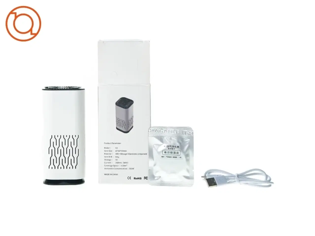 Billede 2 - Portable air purifier fra K 2 (str. 13 x 6 x 6 cm)