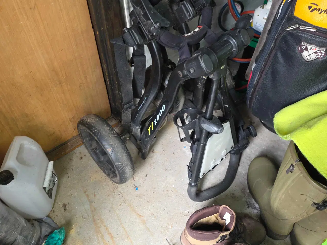 Billede 3 - Golfsæt vogn og sko