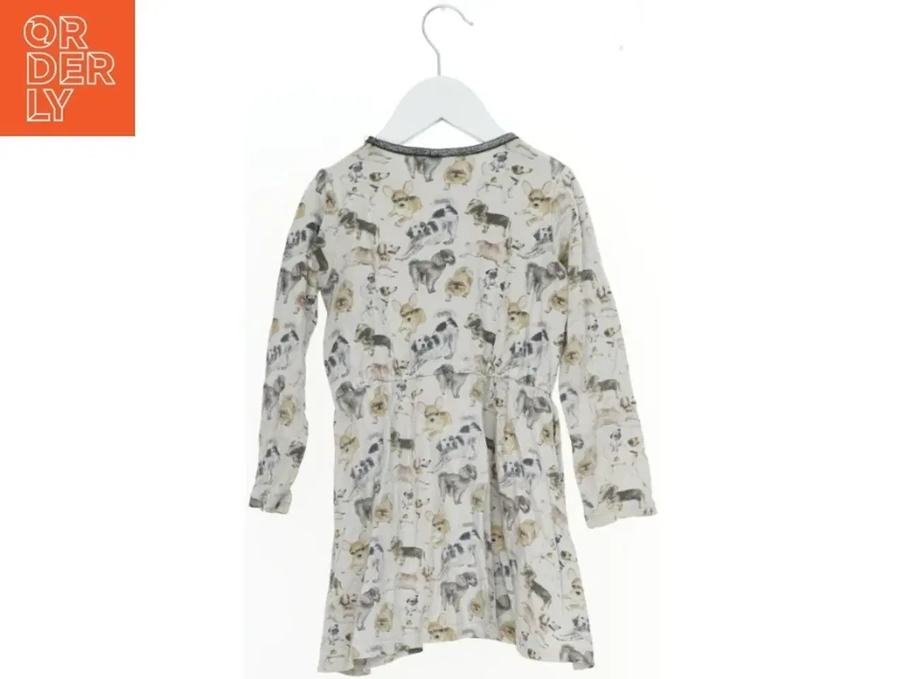 Billede 2 - Langærmet kjole med hundemønster fra Hust & Claire (str. 98)