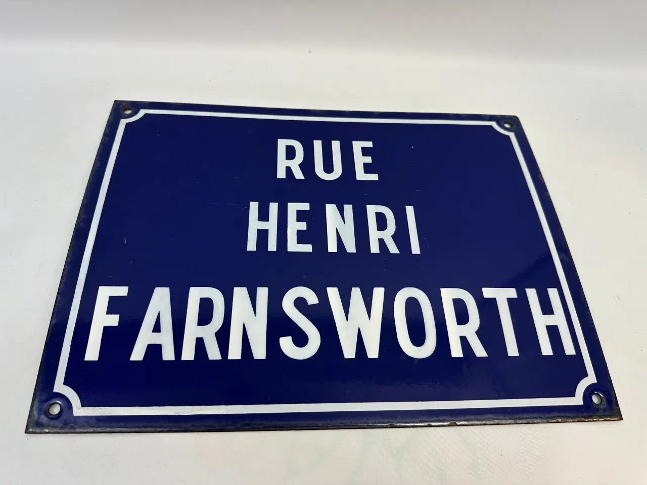 Billede 6 - Vintage emaljeskilt / vejskilt (fransk)