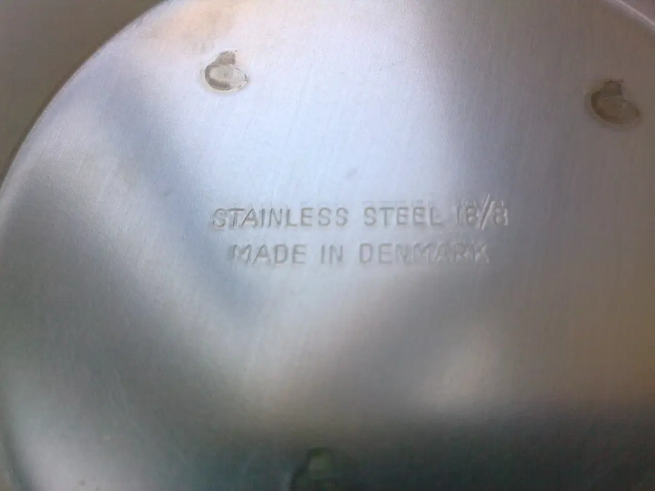Billede 7 - Dansk stål 3 delt fad skål mini BÆR &...