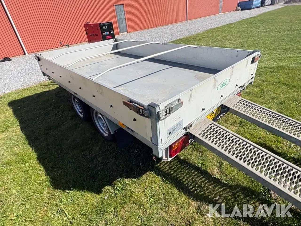 Billede 4 - Tiptrailer Atec K23-3000 3 punkt tip og ramper