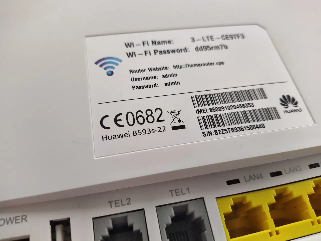 Billede 2 - Huawei 4G simkort router 
