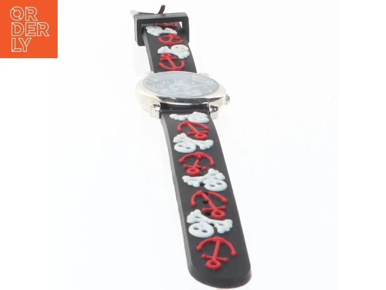 Billede 2 - Børnearmbåndsur med piratmotiv (str. 18 cm)