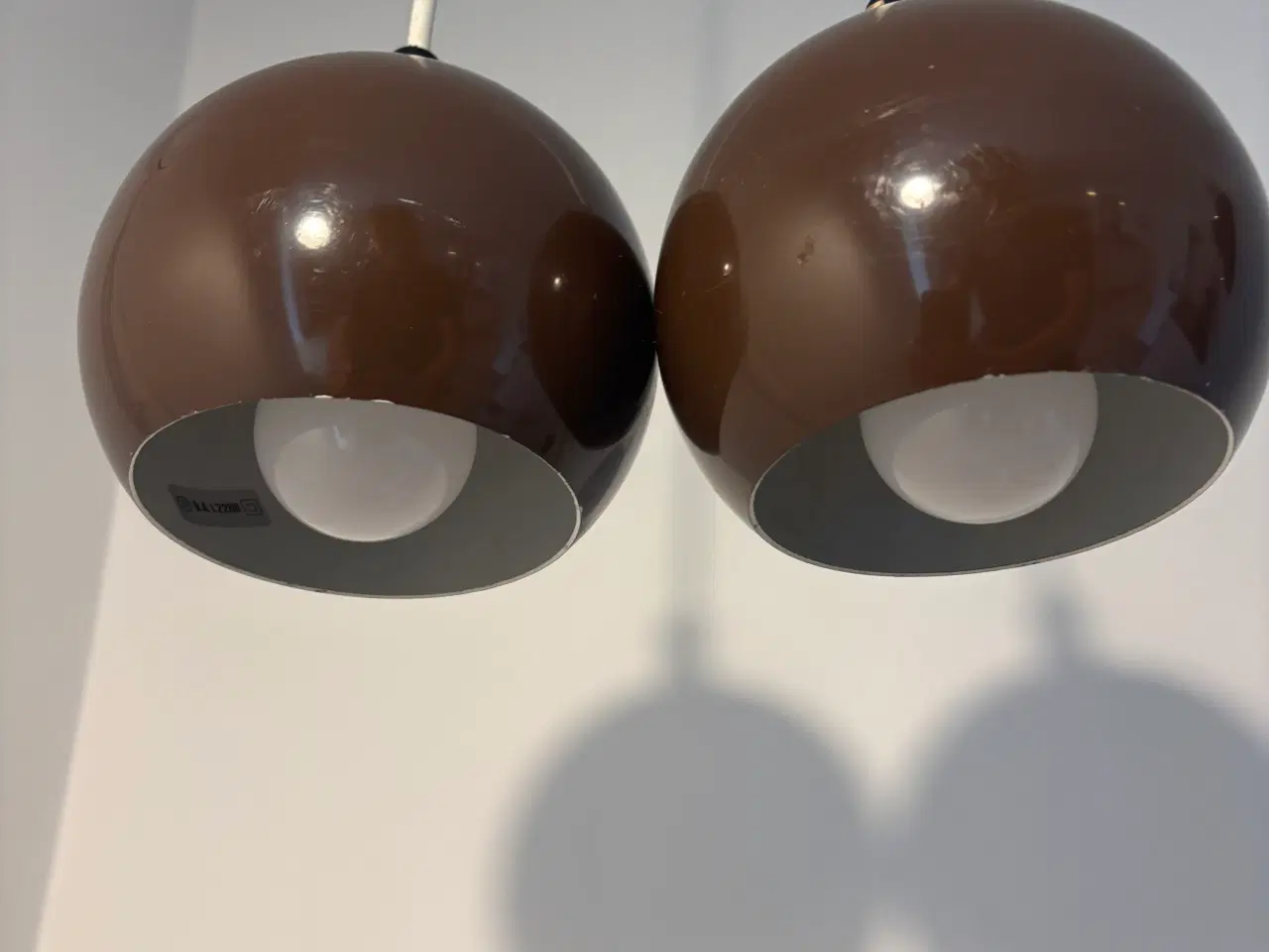 Billede 3 - Retro kugle væglamper m magnet 