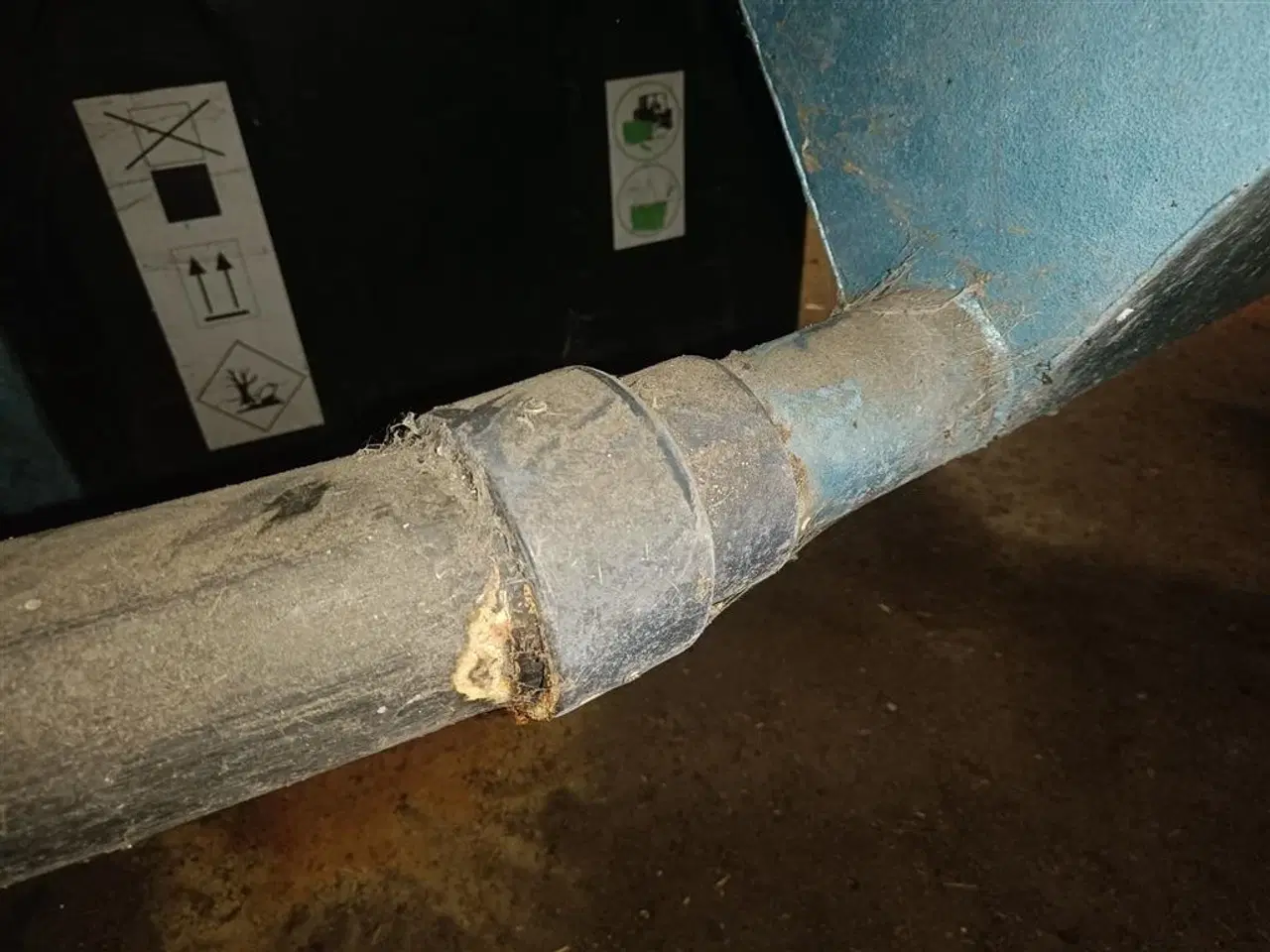 Billede 5 - - - - Påslag/silo med Ø90 mm flexsnegl