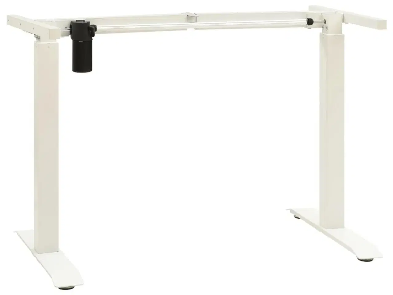 Billede 1 - Stel til motoriseret hæve-/sænkebord højdejustérbar hvid