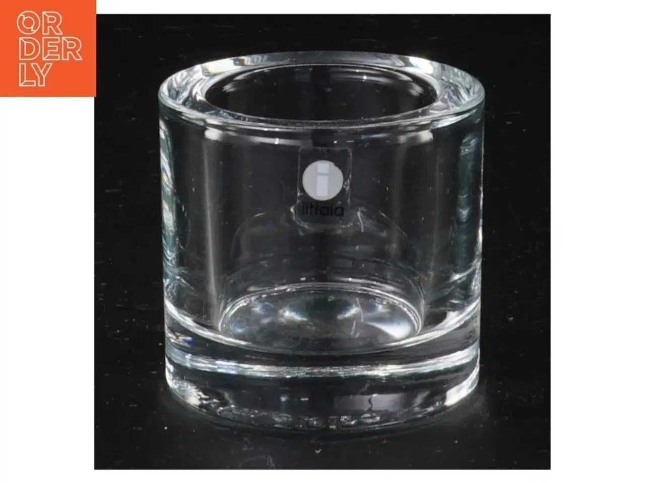 Billede 1 - Glasholder til fyrfadslys fra Iittala (str. 6 x 6 komma 5 cm)