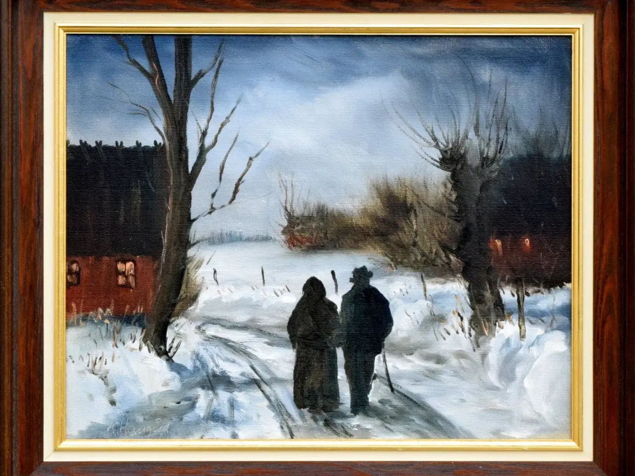 Billede 1 - Maleri af Kai Hangård F. 1935-)