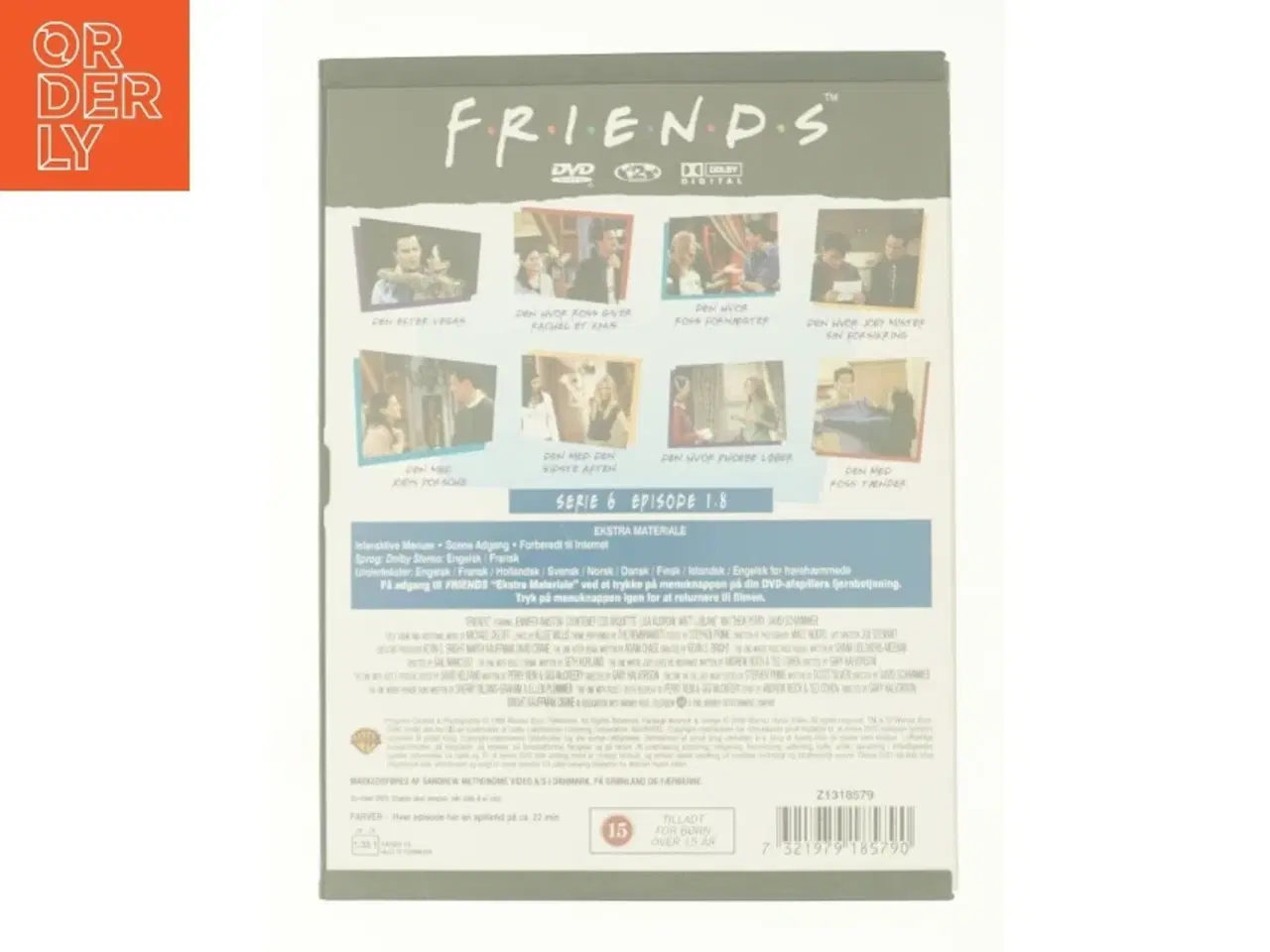 Billede 3 - Friends - sæson 6, episode 1-8 fra DVD