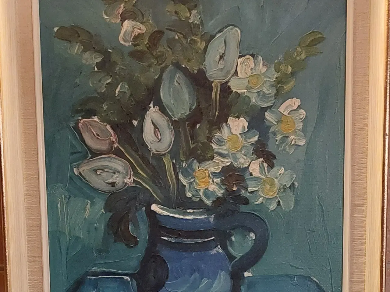 Billede 1 - EYVIND OLESEN - ( 1907 - 1995 )-oliemaleri