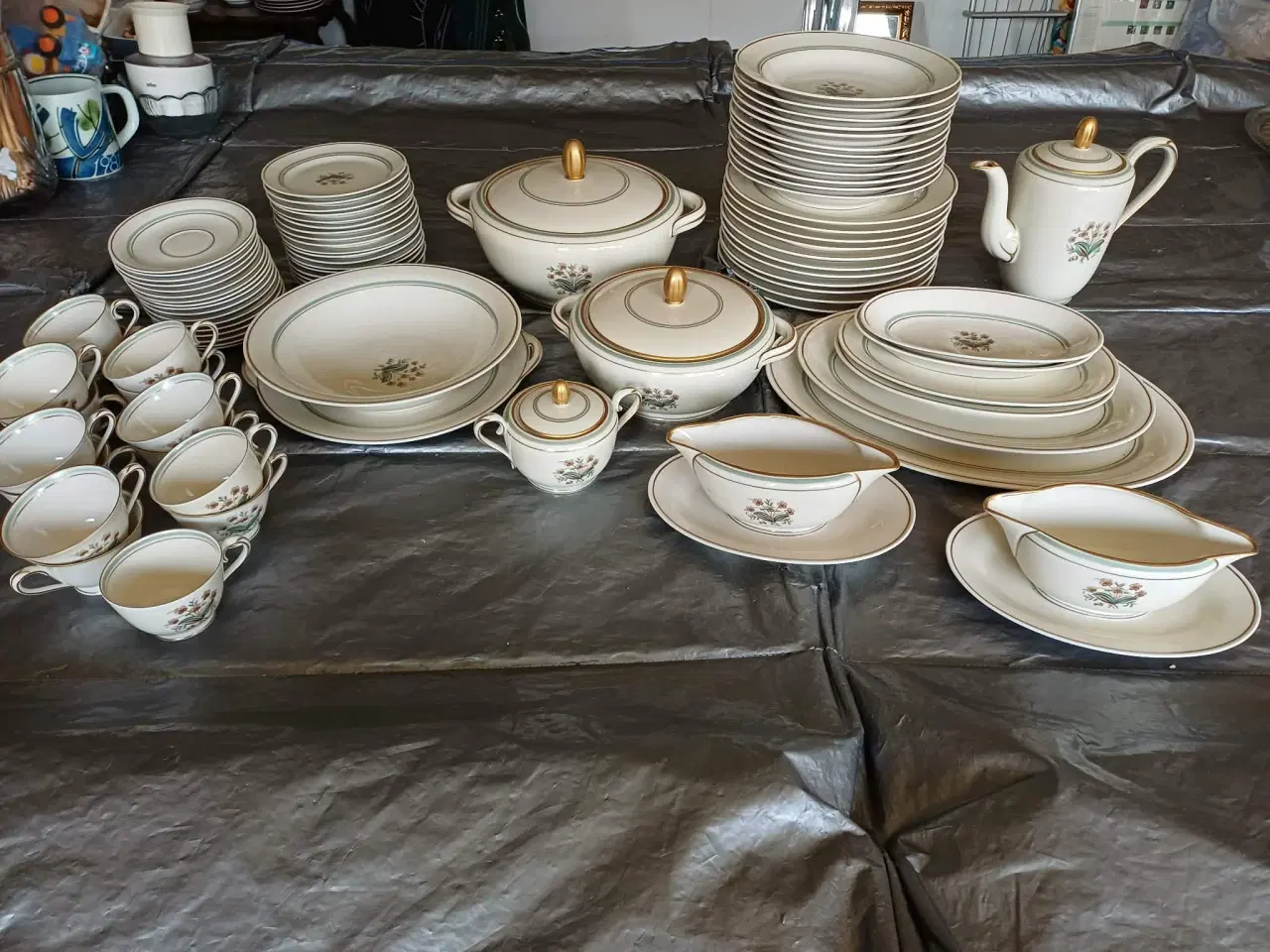 Billede 1 - Kaffe- og spisestel