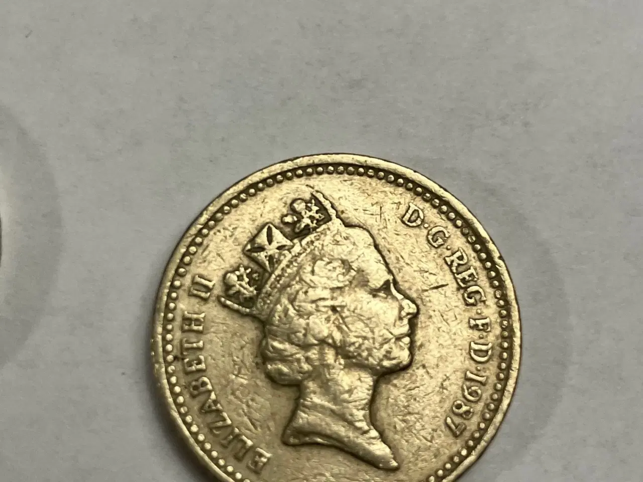 Billede 1 - 1 Pound England 1987