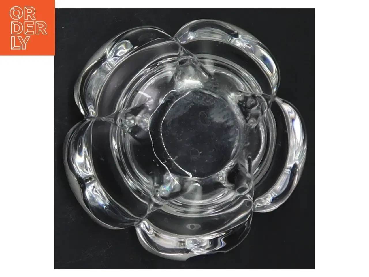 Billede 2 - Glas lysestage fra Royal Copenhagen (str. Ø 10 cm)