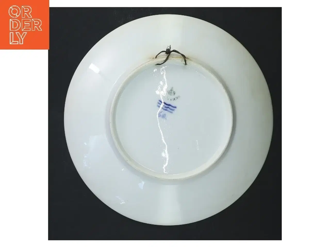 Billede 3 - Porcelænstallerken med kongekrone fra Royal Copenhagen (str. Ø 17,5 cm)