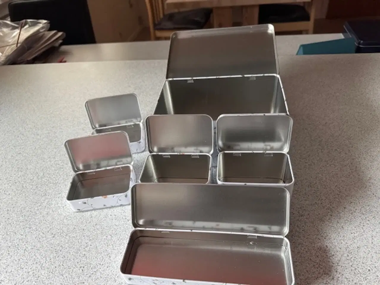 Billede 6 - Metalæsker 6 stk.