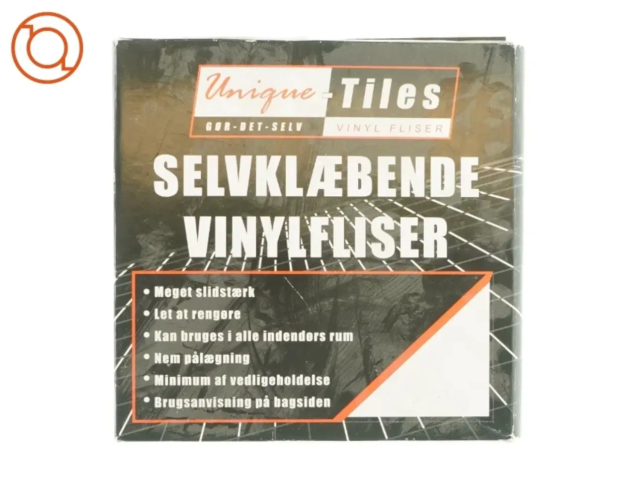 Billede 1 - Selvklæbende vinylfliser fra Unigne - Tiles (9 styk)