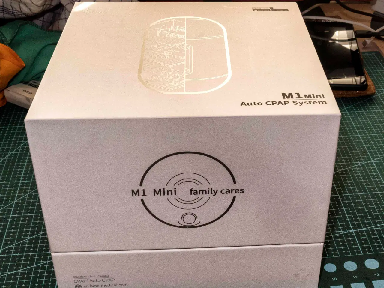 Billede 4 - CPAP rejseudgave (400 g). BMC  M1 mini Auto CPAP.