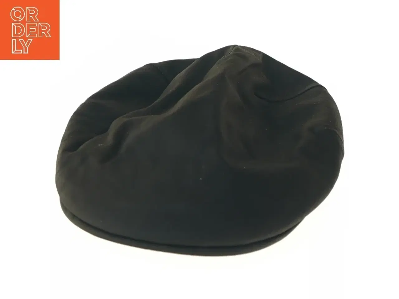 Billede 4 - Sort kasket i læder fra MADE IN LONDON (str. Ø 22 cm)