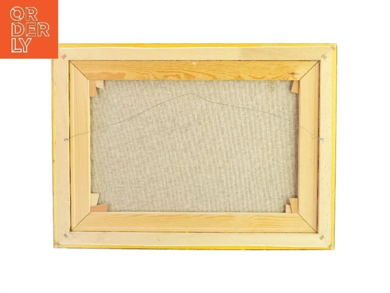 Billede 2 - Billedramme / maleri med billede fra Ukendt (str. LB:62,5x46cm)