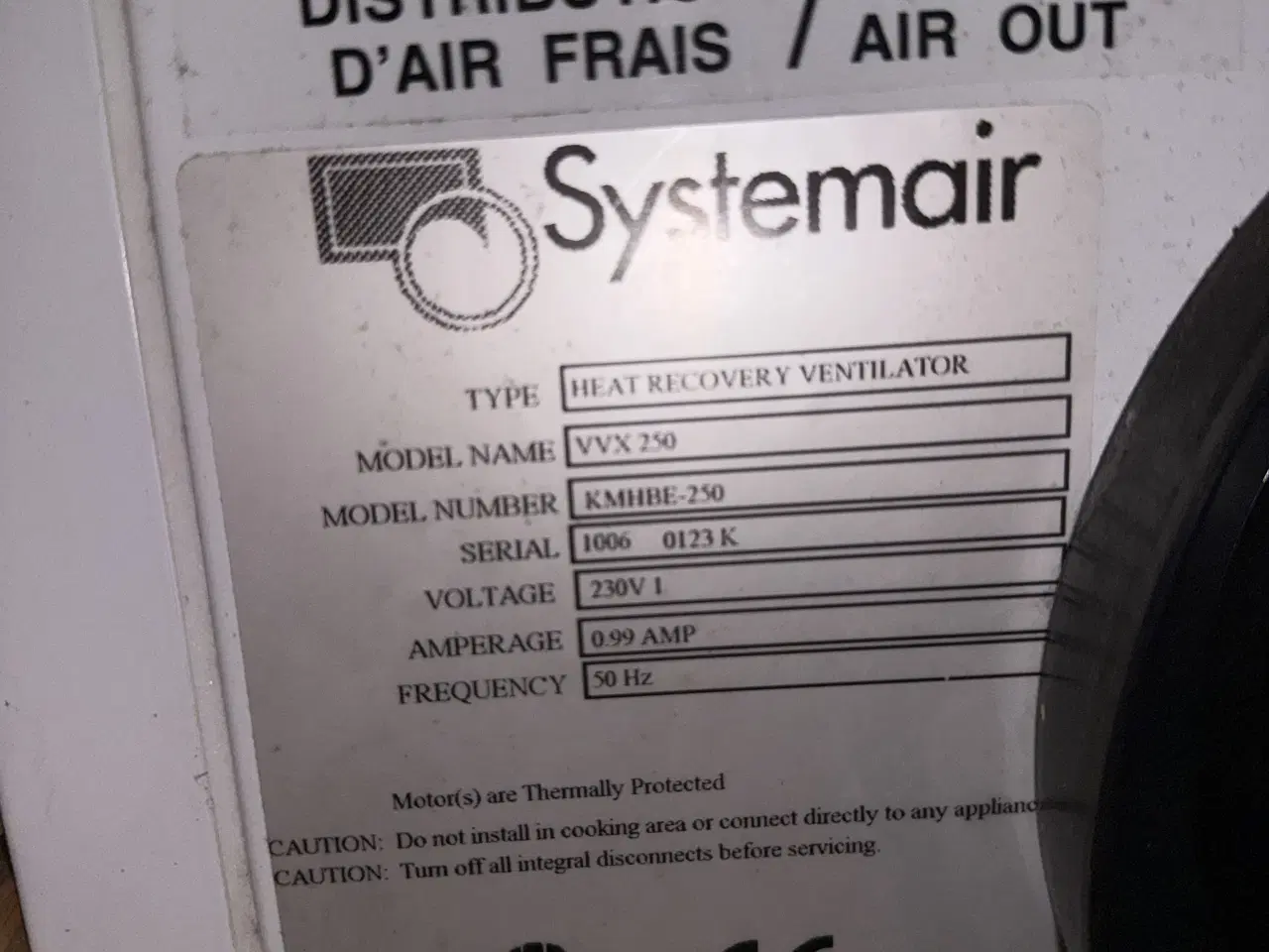 Billede 2 - Systemair ventilation 