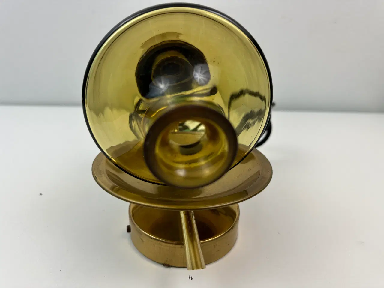 Billede 9 - Vintage lampe i messing / glas