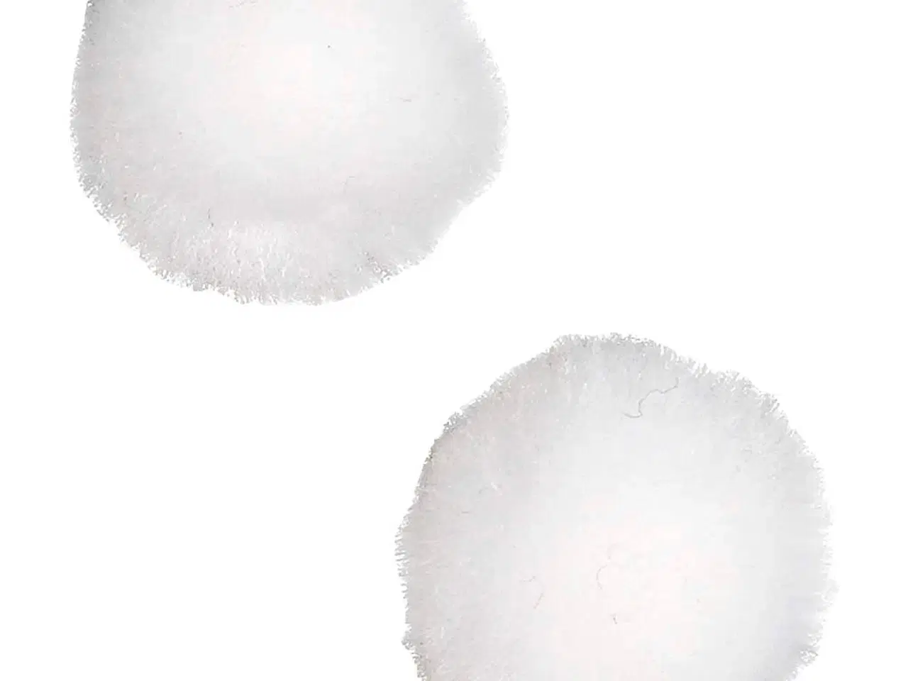 Billede 1 - Pomponer, diam. 20 mm, hvid, 100stk./ 1 pk.