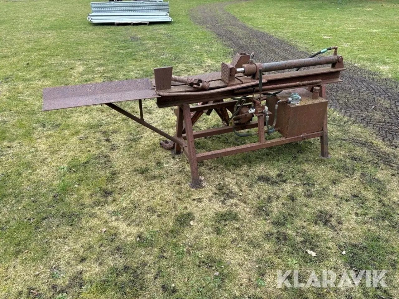 Billede 1 - Brændekløver med A ramme & pto.