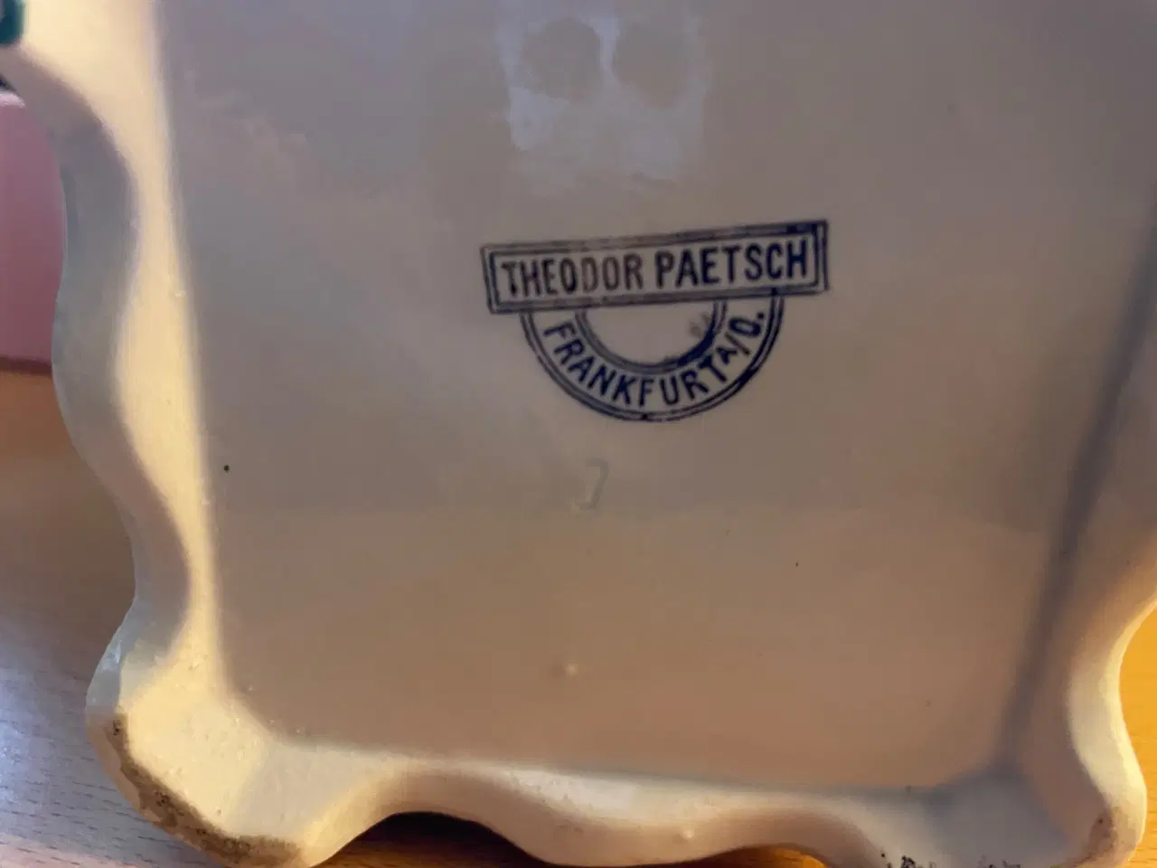 Billede 2 - 2 gamle opbevaringskrukker i porcelæn