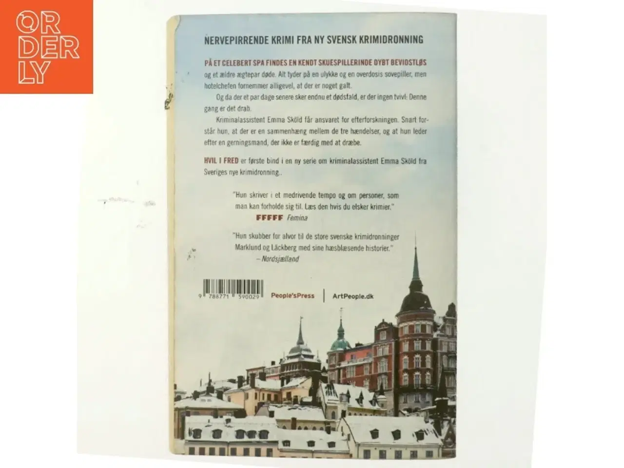 Billede 3 - Hvil i fred : krimi af Sofie Sarenbrant (Bog)