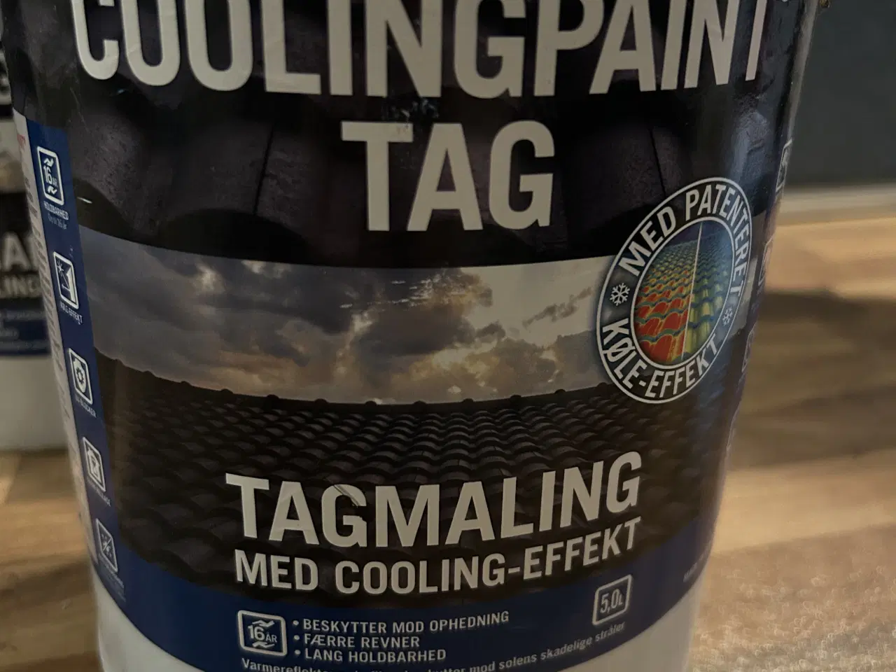 Billede 1 - Tagmaling Sort - 3x 5L