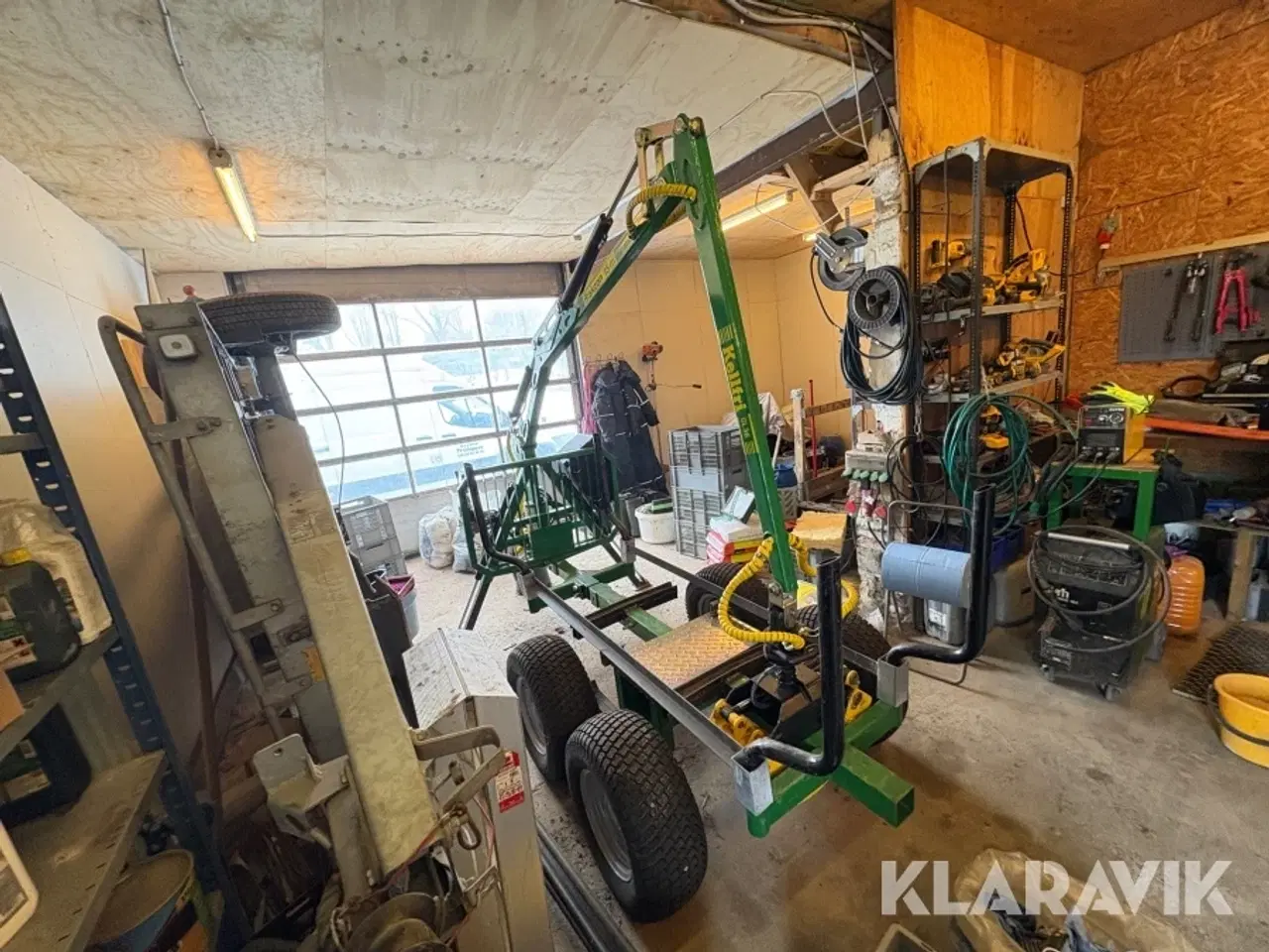 Billede 4 - Udkørselsvogn med kran og grab Kellfri 21-SV20