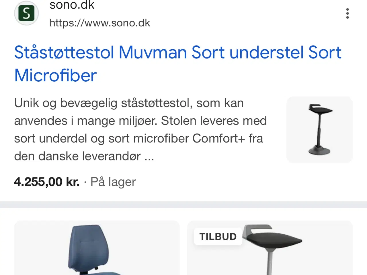 Billede 4 - Ståstøttestol Muvman ergonomisk