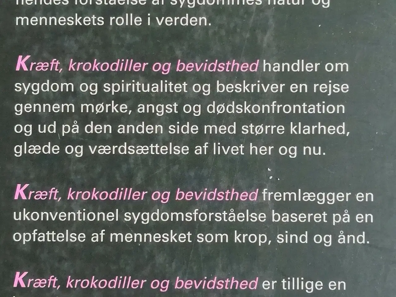 Billede 2 - Kræft, krokodiller og bevidsthed