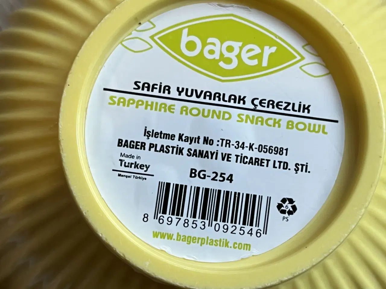 Billede 5 - Farverige melamin skåle