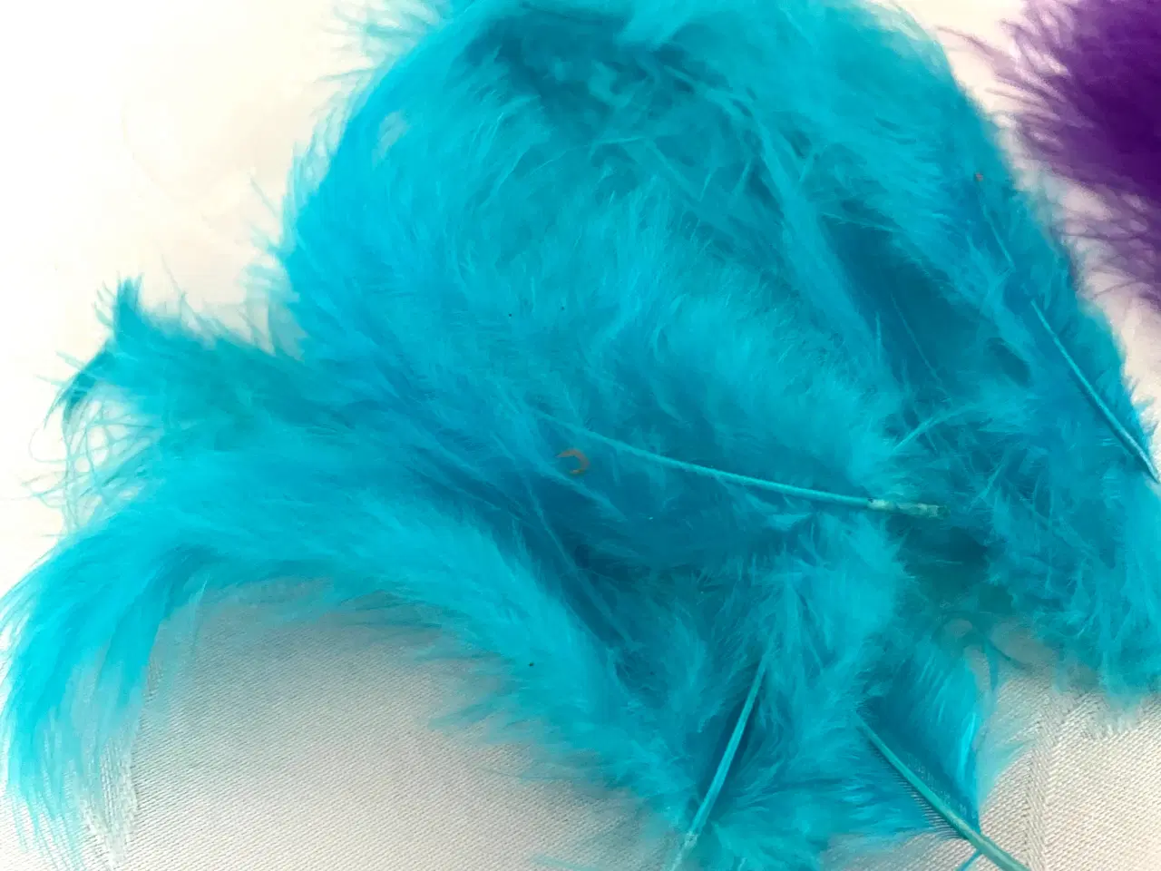 Billede 4 - Turkis og lilla fjer 